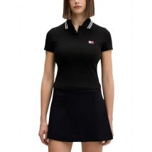 Tommy Hilfiger Jeans Damen Polo Schwarz 497858, Größe XS