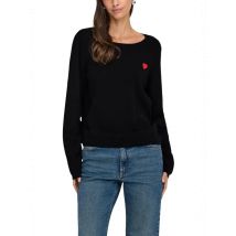 Jacqueline De Yong Damen Pullover Schwarz 506301, Größe XS