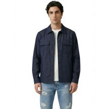 Gianni Lupo Herren Hemd Blau 511719, Größe S