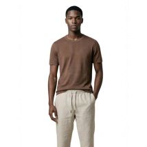 Gianni Lupo Herren T-Shirt Braun 511717, Größe L