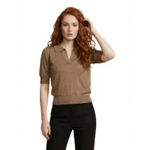 Only Damen Polo Beige 514667, Größe XS