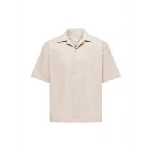 Only & Sons Herren Hemd Beige 514651, Größe L