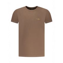AERONAUTICA MILITARE Herren Outdoor-T-Shirt Braun SCOTI003J508_MA56002, Größe M