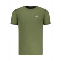 AERONAUTICA MILITARE Herren Outdoor-T-Shirt Grün SCOTI005J508_VE07001, Größe L