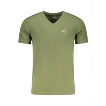AERONAUTICA MILITARE Herren Outdoor-T-Shirt Grün SCOTI006J508_VE07001, Größe L