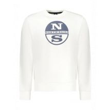 North Sails Herren SWEATSHIRT Weiß 993036000_BI0101, Größe S