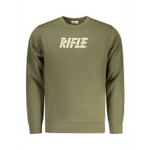RIFLE Herren SWEATSHIRT Grün RFF015_VEARMY, Größe L
