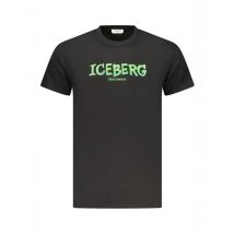ICEBERG Herren T-Shirt Schwarz ICE25MTS01_NEBLACK, Größe S