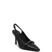 Furla Elegance Plateaupumps 100% Leder Schwarz 9.94cm, Größe 36