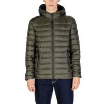 Gianni Lupo Herrenjacke Herbst/Winter Grün mit Kapuze, Größe S