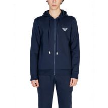 Emporio Armani Underwear Armani Herren Fleece Hoodie Blau, Größe S