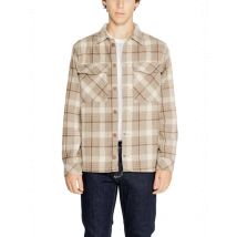 Hamaki-ho ** Herbst Flanellhemd Beige**, Größe XL