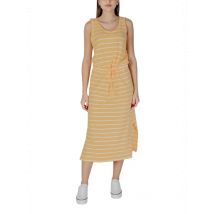 B.young Gelbes Streifenkleid für Frühling/Sommer, Größe S