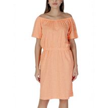 B.young Sommerkleid Orange Getupft, Größe M