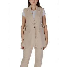 B.young Eleganter Sommerblazer Damen Beige, Größe 38