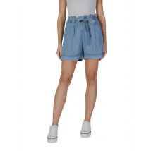 B.young Damen Lyocell Sommer Shorts Blau, Größe 36