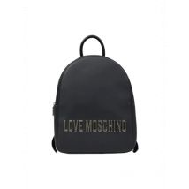 Love Moschino Moschino Style Rucksack Grau Polyurethan, Größe UNICA
