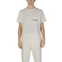 Underclub Classic White Tee 100 Baumwolle Kurze Ärmel Rundha, Größe XL