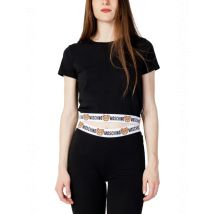 Moschino Underwear Moschino Damen T-Shirt Schwarz: Lässige E, Größe L