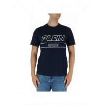 Plein Sport Herren T-Shirt Blau 382660, Größe L