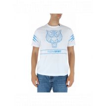 Plein Sport Herren T-Shirt Weiß 382565, Größe L