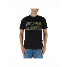 Plein Sport Herren T-Shirt Schwarz 381412, Größe S