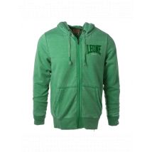Leone 1947 Leone Herren Fleece Sweatshirt Grün mit Reißversc, Größe S
