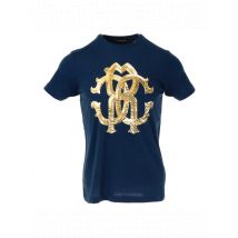Roberto Cavalli Cavalli Blue Luxe T-Shirt, Größe S