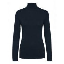 Skandi Chic Damenpullover Blau von Ichi, Größe XXL