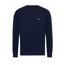 Tommy Hilfiger Bio-Baumwolle Herrenpullover – Navy Essential, Größe M