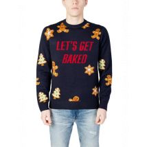 Let's Get Baked Herrenpullover - Statement Sweater für kühle Tage, Größe S