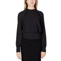 Sandro Ferrone Zeitlose Schwarzbluse für Damen, Größe 42