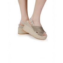 Espadrilles Sommerliche Baumwoll- mit Schnallenverschluss vo, Größe 36