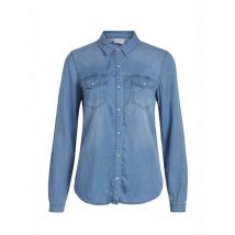 Vila Clothes Vila Damenbluse Blau - Komfort & Stil für jede, Größe S