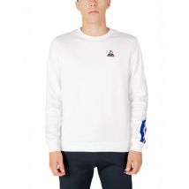 Le Coq Sportif Herren Fleece Pullover Weiß, Größe XXL