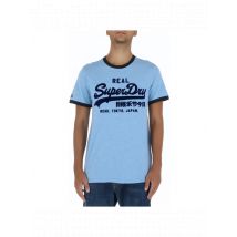 Superdry Azurblau Herren T-Shirt - Stilvoll & Bequem, Größe XL