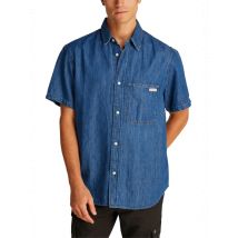 Calvin Klein Jeans Sommerhemd Azurblau für Männer, Größe L