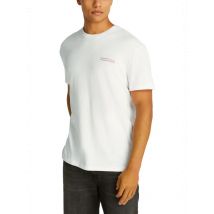 Tommy Hilfiger Herren Basic T-Shirt Weiß Baumwolle Frühling/Sommer, Größe 3XL