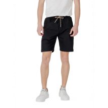 Gianni Lupo Herren Stretch-Bermudas Schwarz 485560, Größe M