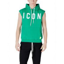 Icon Fleece Hoodie Grün für Herren, Größe L