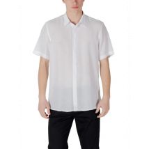 Antony Morato Sommerhemd Weiß Kurzarm Eleganz, Größe 46