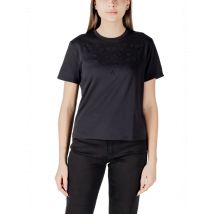 Jacqueline De Yong Basic T-Shirt Damen Schwarz, Größe XS