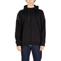 Ea7 " Herren Fleece Hoodie Schwarz – Stilvoll & Bequem für H, Größe XS