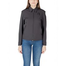 Blauer Damenjacke Frühling Sommer Schwarz, Größe XS