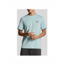 Lyle & Scott Herren T-Shirt Azurblau Baumwolle Sommerklassik, Größe M