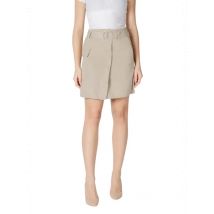 Vila Clothes Vila Elegance Beige Plisseerock aus Baumwolle, Größe 36