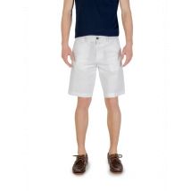 Borghese Herren Bermudas Weiß Baumwollmix, Größe 44