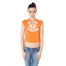 ZUELEMENTS Orange VAMOS Kurzarm-Tee, Größe L