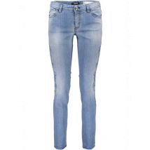 Just Cavalli Himmelblaue Stickerei-Jeans, Größe 25