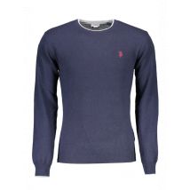 U.S. POLO Herren Slim-Pullover Blau 59252-52626_BLU_179, Größe 2XL